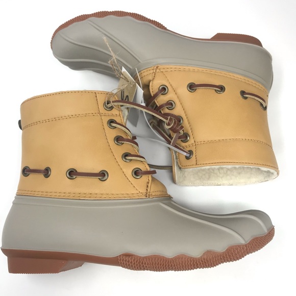 Seven 7 Speyside Waterproof Duck Boots in Taupe - Picture 7 of 8